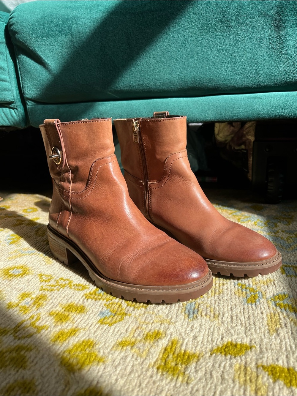 Coach Georgetta Leather Boots